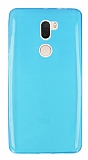 Xiaomi Mi 5s Plus Ultra nce effaf Mavi Silikon Klf