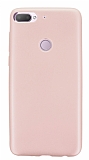 HTC Desire 12 Plus Mat Rose Gold Silikon Klf