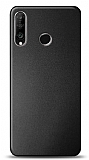 Huawei P30 Lite Metal Siyah Rubber Klf