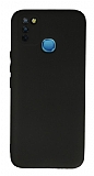 Infinix Smart 5 Kamera Korumal Siyah Silikon Klf