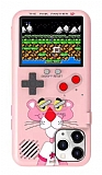 iPhone 11 Pro Max Oynanabilir Tetris Gameboy Pembe Telefon Klf Panter