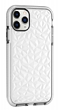 iPhone 11 Pro Prizma effaf Beyaz Silikon Klf