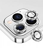 iPhone 11 Pro Max Silver Tal Kamera Lens Koruyucu