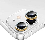 iPhone 12 Mini 5.4 in Crystal Tal Gold Kamera Lensi Koruyucu