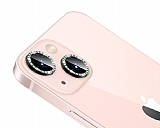 iPhone 13 Crystal Tal Siyah Kamera Lensi Koruyucu