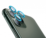 iPhone 12 Pro 6.1 in Neon Mavi Kamera Lens Koruyucu