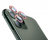 iPhone 11 Pro Max Neon Pembe Kamera Lens Koruyucu