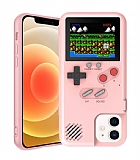 iPhone 12 Oynanabilir Tetris Gameboy Pembe Telefon Klf