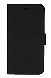 iPhone 13 Czdanl Kapakl Siyah Deri Klf