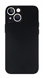 iPhone 13 Ultra nce Siyah Tulu Siyah Klf