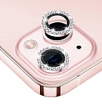 iPhone 14 Plus Crystal Rose Gold Tal Kamera Lensi Koruyucu