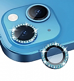 iPhone 14 Plus Crystal Mavi Tal Kamera Lensi Koruyucu