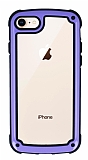 iPhone 7 / 8 Jelly Bumper effaf Ultra Koruma Mor Klf