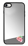 iPhone 7 / 8 Pembe Bulut Figrl Aynal Silver Rubber Klf