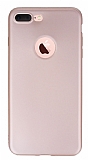 iPhone 8 Plus Mat Rose Gold Silikon Klf