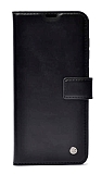 Kar Deluxe Samsung Galaxy A24 Kapakl Czdanl Siyah Deri Klf