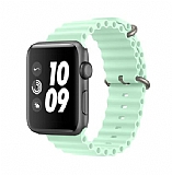 Ocean Apple Watch Yeil Silikon Kordon (45mm)