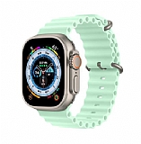 Ocean Apple Watch Ultra Yeil Silikon Kordon (49mm)