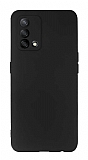Oppo A74 Kamera Korumal Mat Siyah Silikon Klf