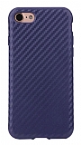 Rock Origin iPhone 7 / 8 Karbon Dark Blue Silikon Klf