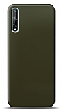 Dafoni Huawei P Smart S Metalik Parlak Grnml Koyu Yeil Telefon Kaplama