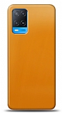 Dafoni Oppo A54 4G Metalik Parlak Grnml Sar Telefon Kaplama