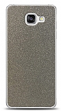 Dafoni Samsung Galaxy A7 2016 Silver Parlak Simli Telefon Kaplama