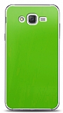 Dafoni Samsung Galaxy J2 Metalik Parlak Grnml Yeil Telefon Kaplama