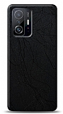 Dafoni Xiaomi 11T Pro 5G Siyah Electro Deri Grnml Telefon Kaplama