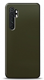 Dafoni Xiaomi Mi Note 10 Lite Metalik Parlak Grnml Koyu Yeil Telefon Kaplama