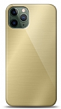Eiroo iPhone 11 Pro Silikon Kenarl Aynal Gold Klf