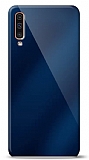 Eiroo Samsung Galaxy A50 Silikon Kenarl Aynal Lacivert Klf