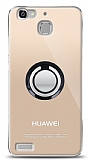 Huawei GR3 Siyah Tutuculu effaf Klf