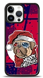 Dafoni Art iPhone 14 Pro Max Christmas Pug Klf