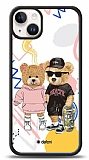 Dafoni Art iPhone 15 Plus Fun Couple Teddy Klf