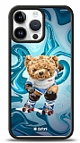 Dafoni Art iPhone 15 Pro Max Skating Teddy Bear Klf