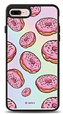 Dafoni Hologram iPhone 7 Plus / 8 Plus Pembe Donut Klf