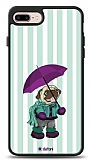 Dafoni Art iPhone 7 Plus / 8 Plus Pug in the Rain Klf