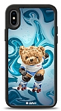 Dafoni Art iPhone XS Skating Teddy Bear Klf