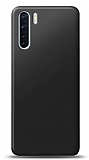 Oppo A91 Siyah Mat Silikon Klf