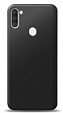Samsung Galaxy A11 Siyah Mat Silikon Klf