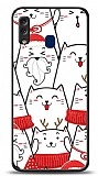 Dafoni Art Samsung Galaxy A20 / A30 New Year Cats Klf