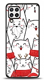 Dafoni Art Samsung Galaxy M32 New Year Cats Klf
