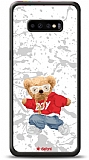 Dafoni Art Samsung Galaxy S10 Boy Bear Klf