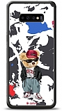Dafoni Art Samsung Galaxy S10 Plus Sporty Teddy Bear Klf