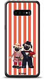 Dafoni Art Samsung Galaxy S10 Plus Valentines Pug Klf