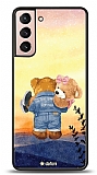 Dafoni Art Samsung Galaxy S21 Plus Sunset Teddy Bears Klf