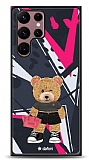 Dafoni Art Samsung Galaxy S22 Ultra 5G Rock And Roll Teddy Bear Klf
