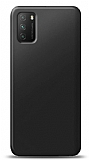 Xiaomi Poco M3 Siyah Mat Silikon Klf