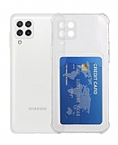 Samsung Galaxy A22 4G Kartlkl Kamera Korumal effaf Rubber Klf